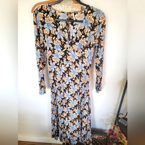 Free people floral maxi dress
